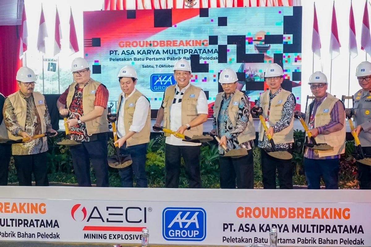 Groundbreaking pabrik booster & detonator PT Trimira Usaha Bersama